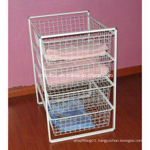 Free Standing Wire Clothes Storage Organizer (LJ4012)